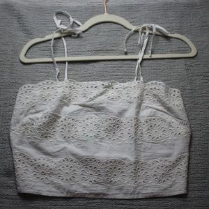 Scallop Detail Crop Top